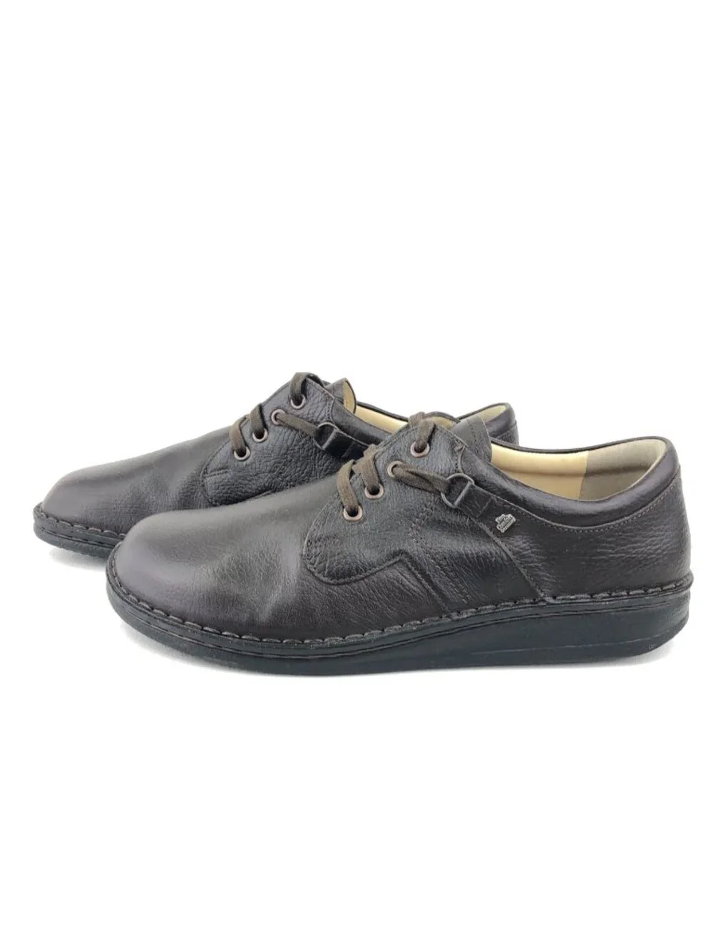 Finn Comfort Vaasa Brown Leather Comfort Shoes EUR 44